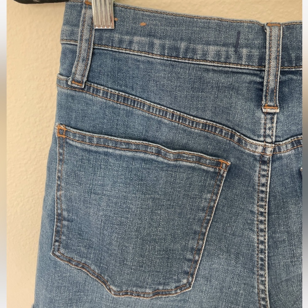 Madewell Denim High Waisted Shorts with Buttons - Picture 6 of 7